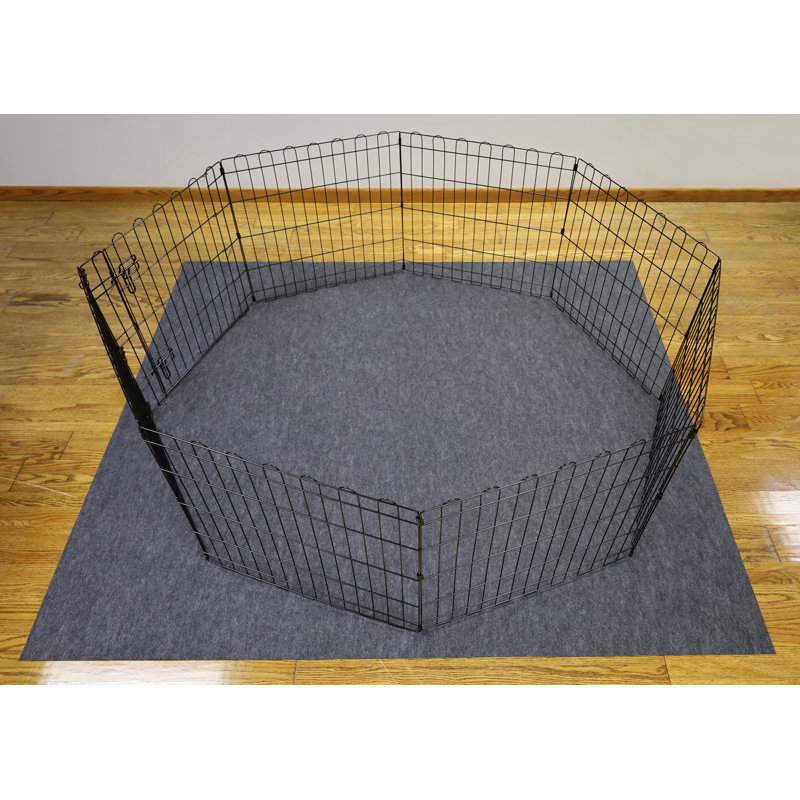 Drymate Charcoal Extra Large Waterproof Dog Playpen Mat