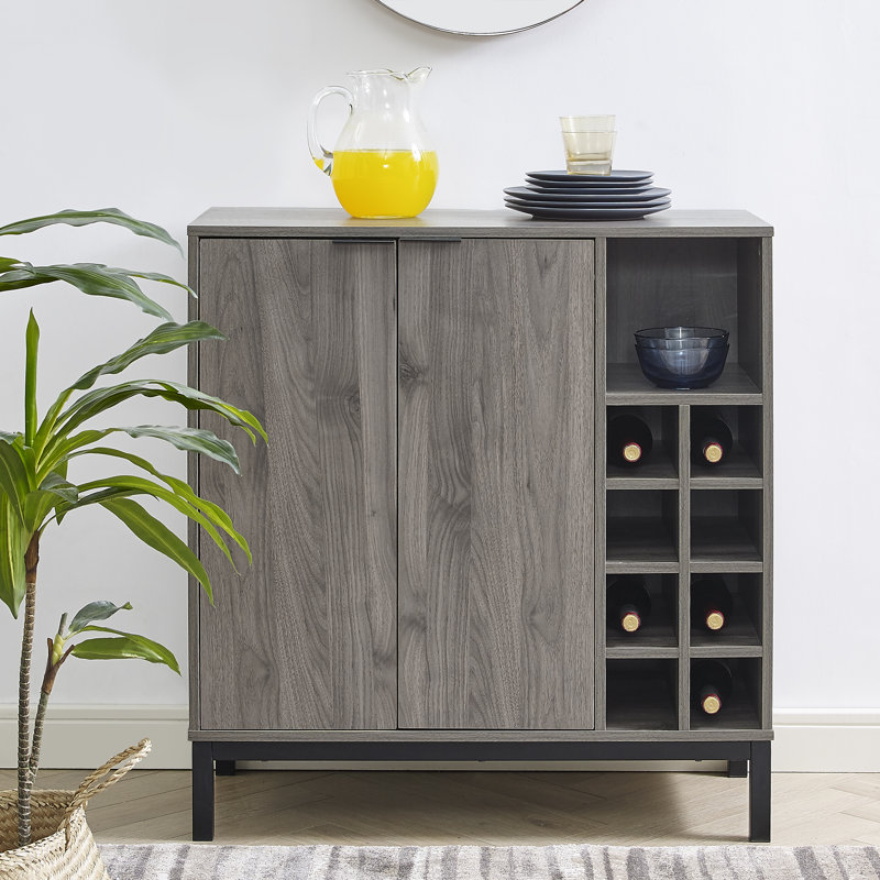 Armoire de bar Orion, Gris ardoise