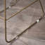 Paire de tabourets de comptoir Chic (2), tissu d'ameublement à l'eau, structure en fer, H 41,19 po, tabourets beige tendance, structure et - 2