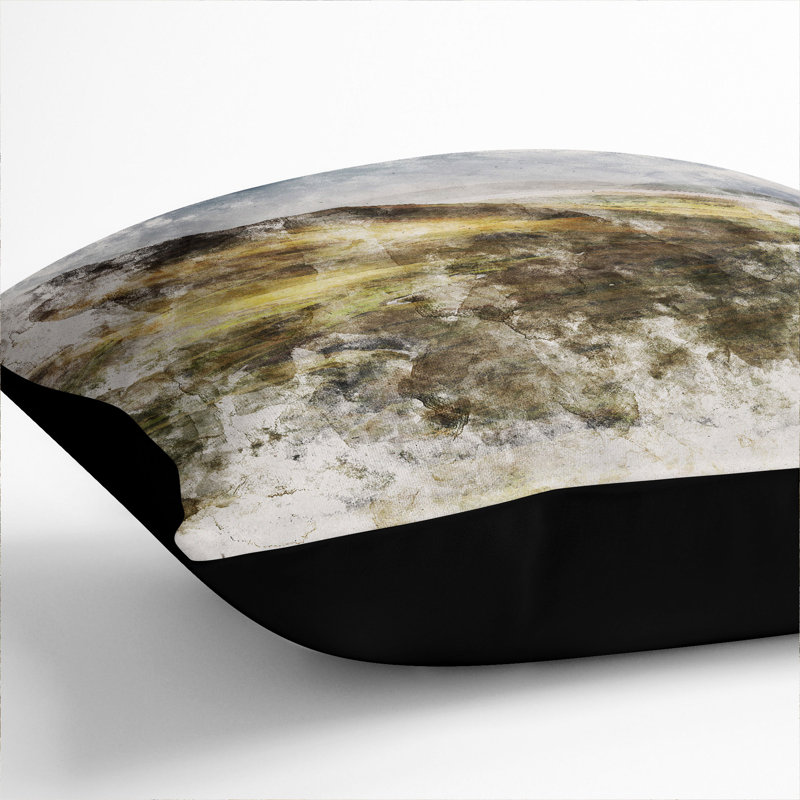 Square Cushion, 40cm H x 40cm W x 15cm D, Black