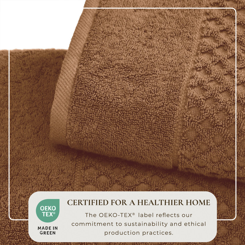 Copper Heavyweight Cotton Terry 6-Piece Towel Set