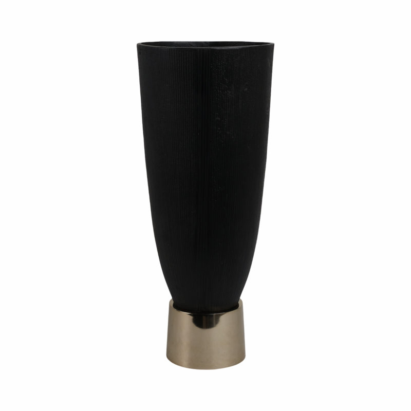 Wallmar Handmade Metal Table Vase, 20" H x 8" W x 8" D
