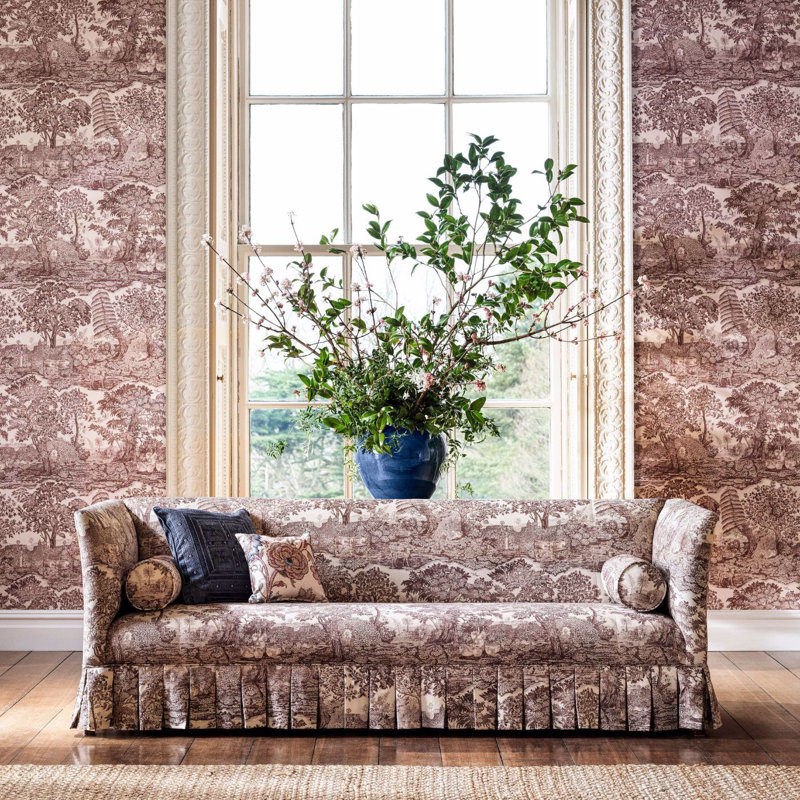 Highgrove Toile, Madder Rose