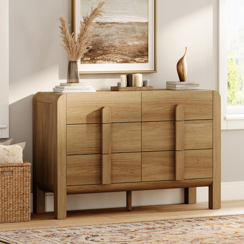 Meuble télé 47 tiroirs l 47,2 po, Walnut