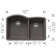 Diamond SILGRANIT 32.07" L x 20.92" W Double Bowl Undermount Kitchen Sink