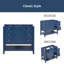 Base de meuble-lavabo simple 35,5 po seulement en bleu