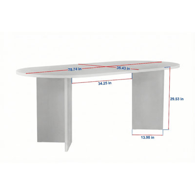 Modern Dining Table, Walnut Color, 32 kg Capacity, 180 x 75 x 90 cm, 100% Melamine Coated Particle Board, Thickness: 5 cm, Design for Home & Dining Room, Durable & Stylish