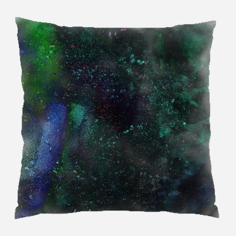 Housse de coussin d'extérieur carré Kayo, Microsuède, Intérieur