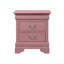 Charmante table de chevet traditionnelle rose-368065077
