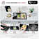 Pietra STYLISH Kinbrook Dual Mount 28" Workstation Single-Bowl Composite Granite Kitchen Sink