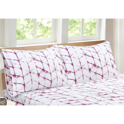Astolfo Microfiber Geometric Sheet Set