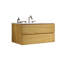 Meuble-lavabo mural 36 po avec lavabo en céramique avec trois trous de robinet, grand meuble-lavabo flottant de rangement pour salle de bain moderne, pré-assemblé-1201395156