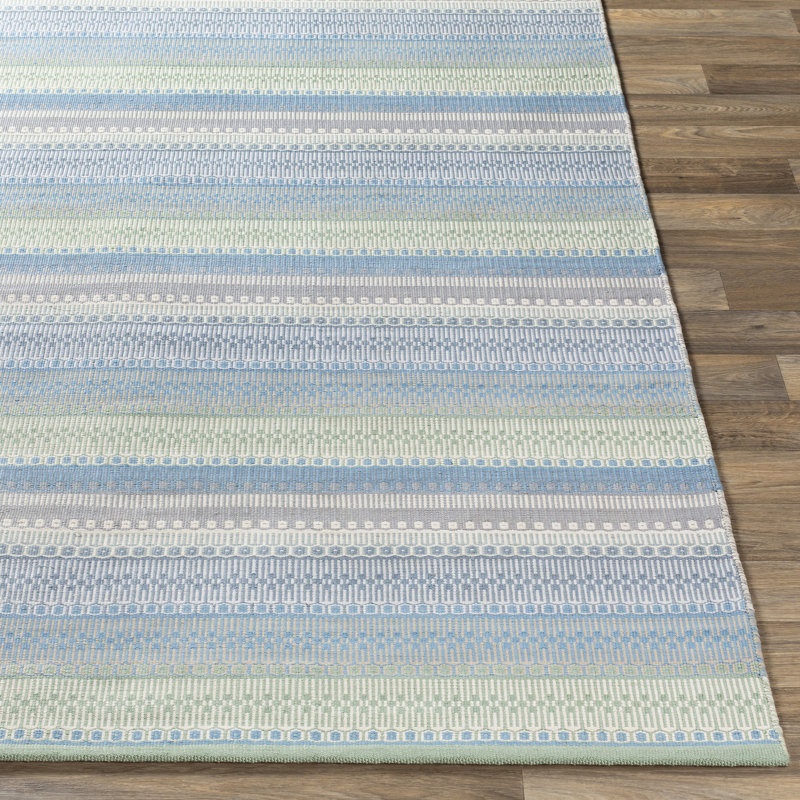 Dendron Striped Indoor / Outdoor Rug, Rectangle 2' x 3'