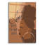 Art mural en verre épique «Brown Wrap» par Marlee Ash Calligraphy & Design, 24 po x 36 po-117541180