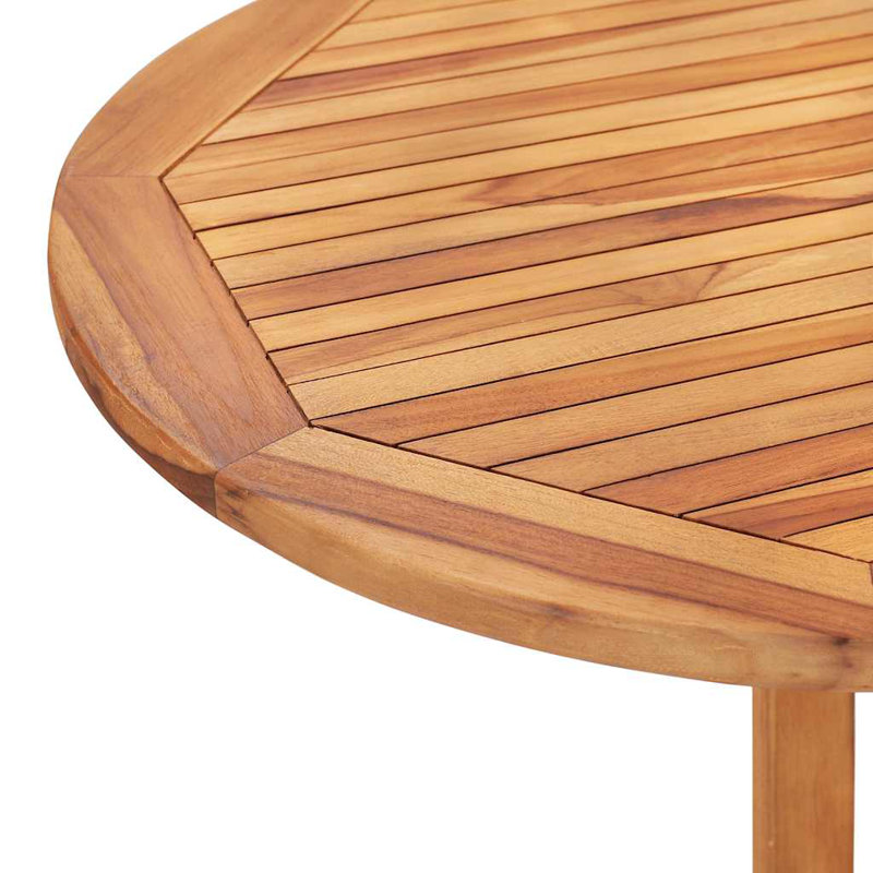 Haytug Oval Teak Folding Outdoor Dining Table , cm W cm D, 75 x 70 x 120 cm