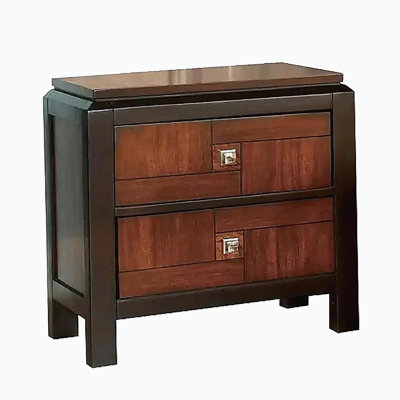Table de chevet 1 pièce noyer acacia