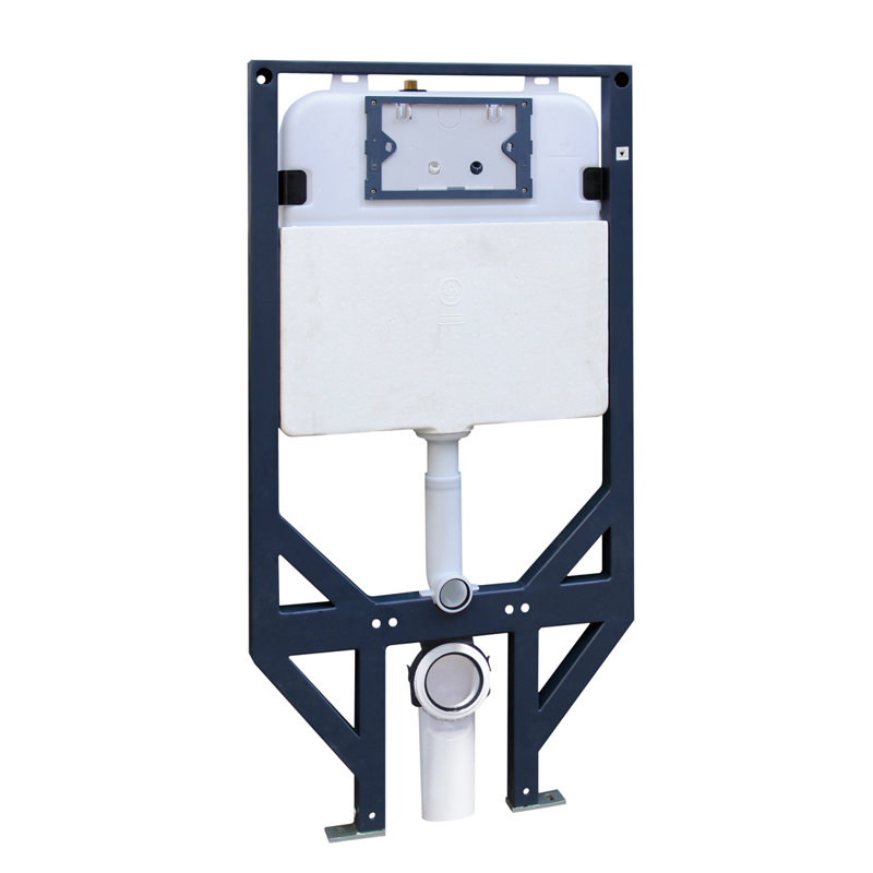 KDK HOME 1.28 Gallons GPF Elongated Wall Mounted Wall Hung Toilets (Seat Not Included)