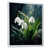 Cadre flottant blanc