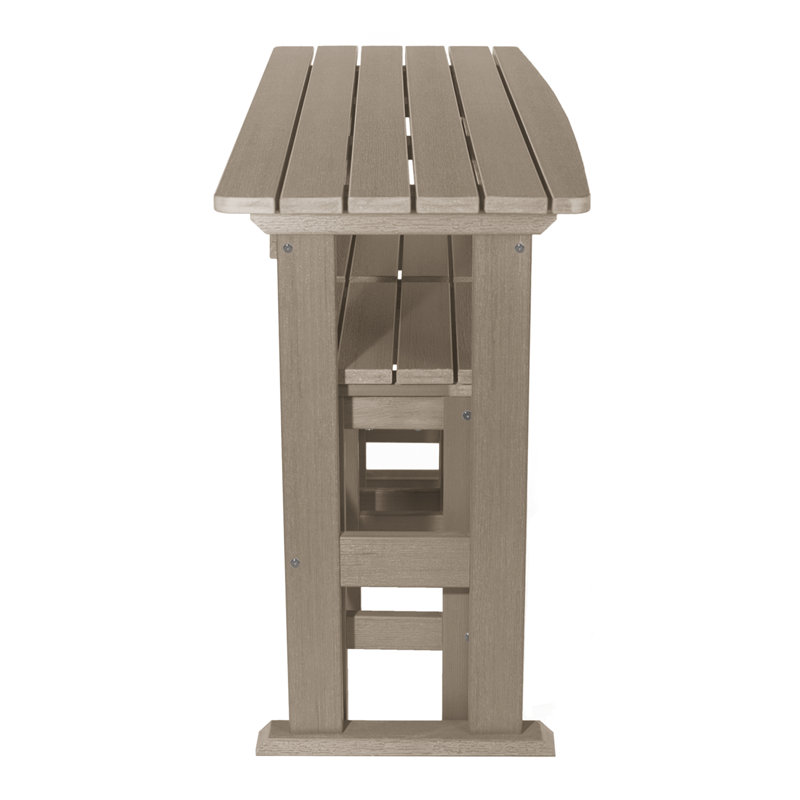 Arbnora 2 - Person Patio Dining Set with Rectangular Table, Woodland Brown