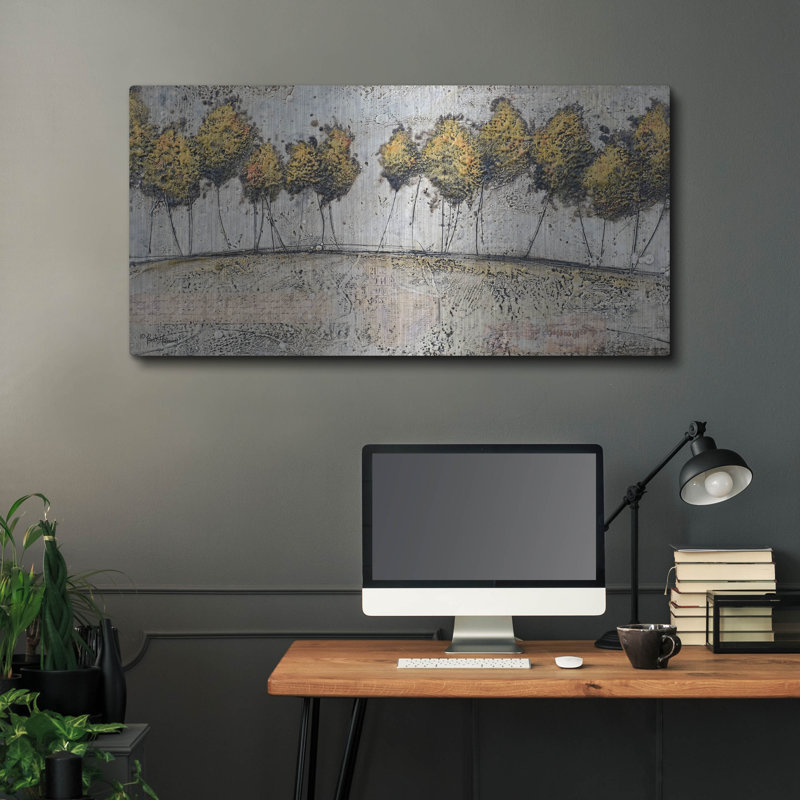 «A Route Of Gold» par Britt Hallowell, H 24 po x l 48 po