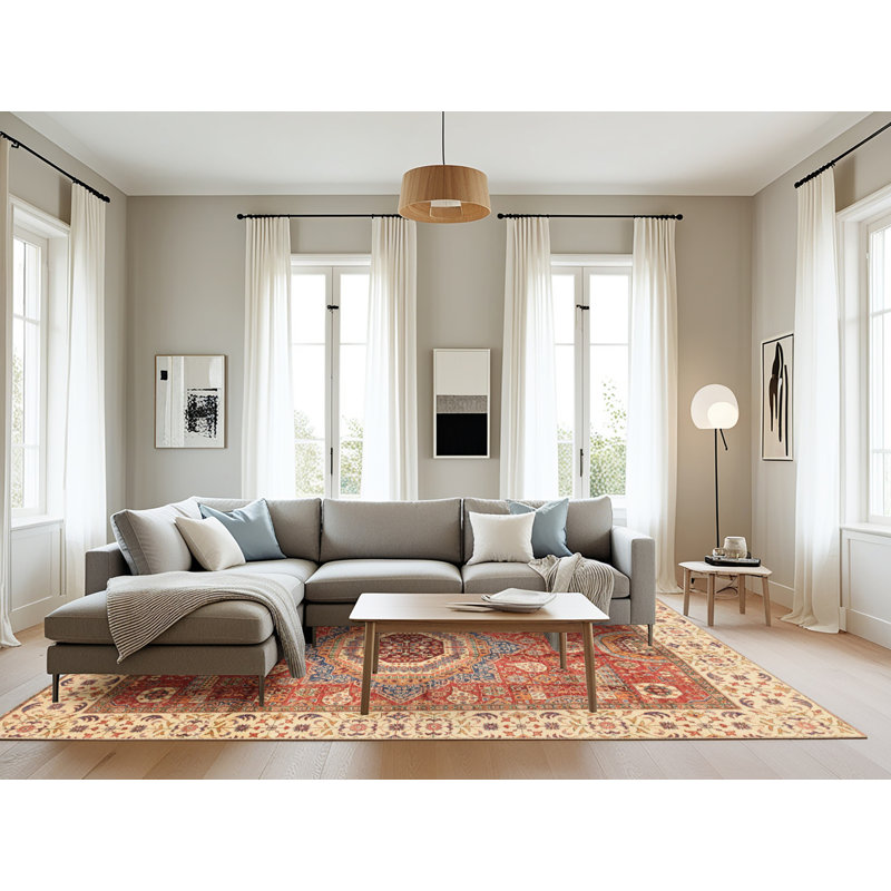 Abstract Indoor Rug, Rectangle 8' x 10'