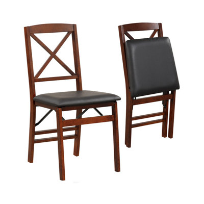 Ensemble de 2 chaises de salle à manger pliables d'une capacité de 400 lb
