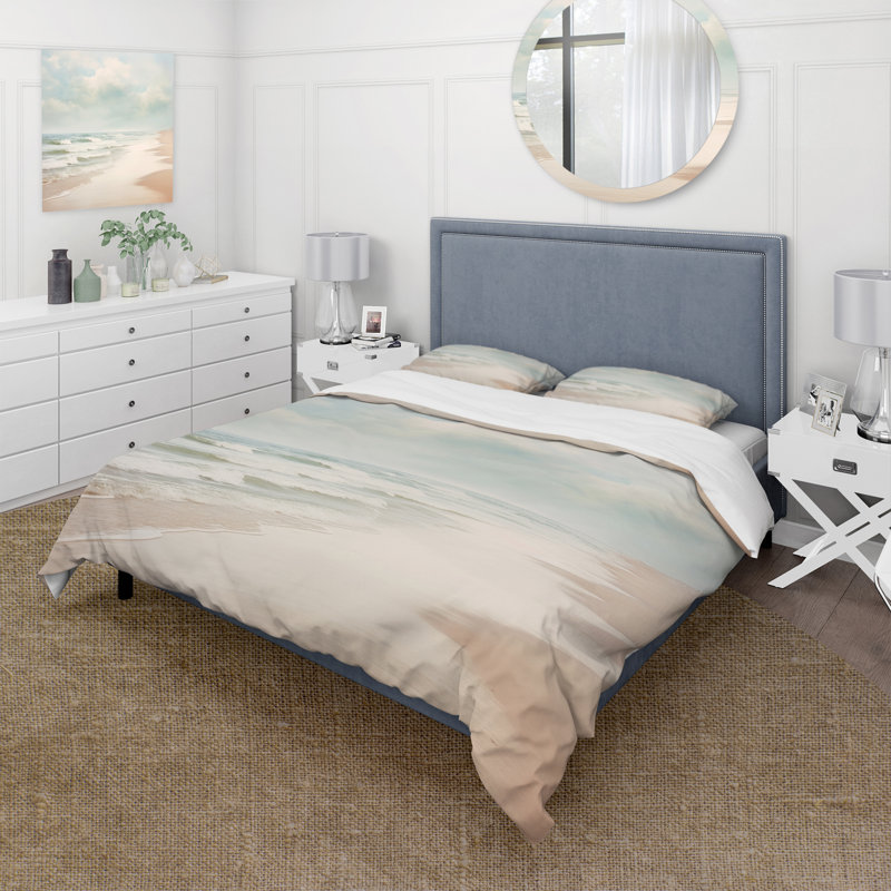 Ensemble de housse de couette en microfibre / polyester Minimalisme Beach Landscape VI