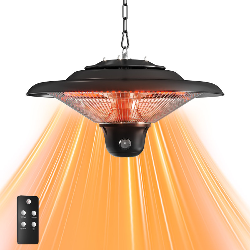 Electric Patio Heater With 3 Adjustable Modes