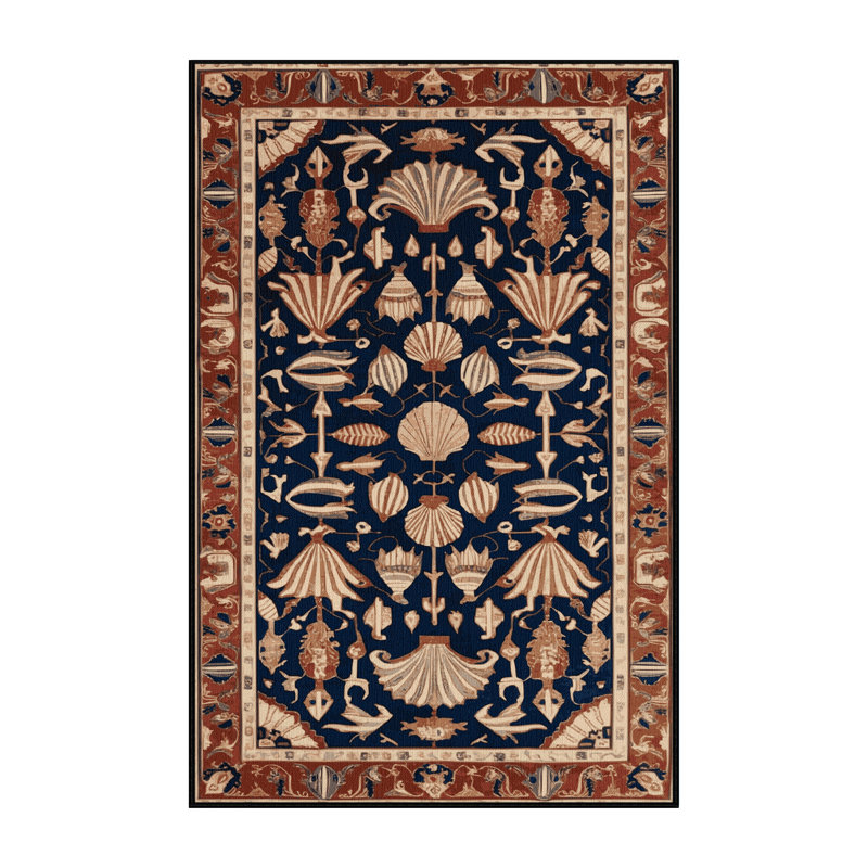 Tapis brun lavable à la machine, Rectangulaire 2 pi x 3 pi