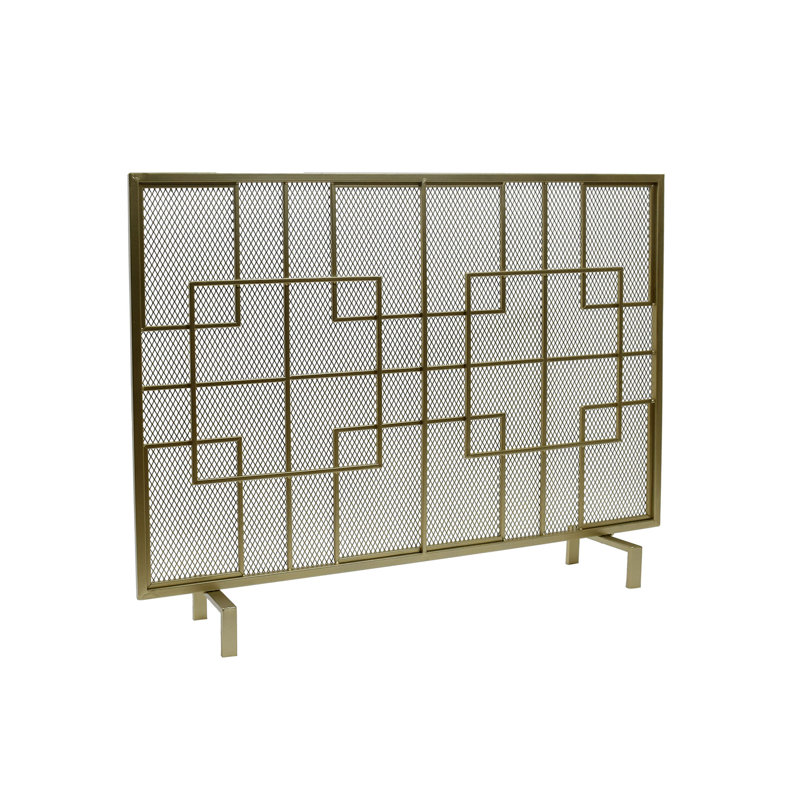 Elegant Fireplace Ember Guard
