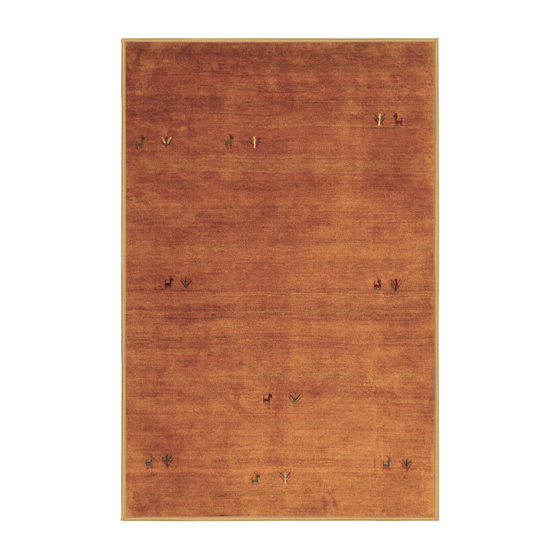 Tapis brun contemporain lavable à la machine 2740, Tapis de couloir 2 pi x 5 pi