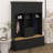 5-In-1 Modern Hall Tree With Bench, 75" Entryway Storage Organizer With Coat Hooks, 6 Drawers & 3 Cabinets-132352696