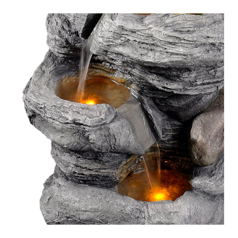 Floor Fountain with Lights
