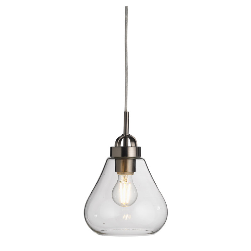 Millbank 1 - Light Smoke Glass Sphere Pendant