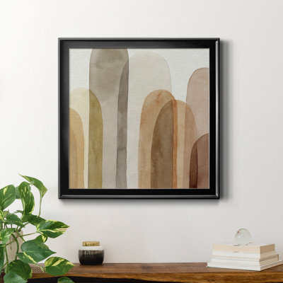 «Desert Watercolor Arches II», reproduction encadrée de qualité supérieure - prête à être accrochée