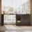 Makeup Vanity Desk, Modern White Dressing Table with Reversible Drawers Cabinet (Without mirror)-1144521144