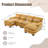 Luxury Memory Foam Sectional