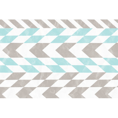 Small Blue And Grey Pattern - Wrapped Canvas Art Prints