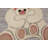 3'x5' Tufted Wool Rug Showcasing Bear-Inspired Graphic