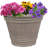 Pepinn 20" x 20" x 14.75" Round Polyresin Outdoor Planter Pot - Beige-661629362-593275874