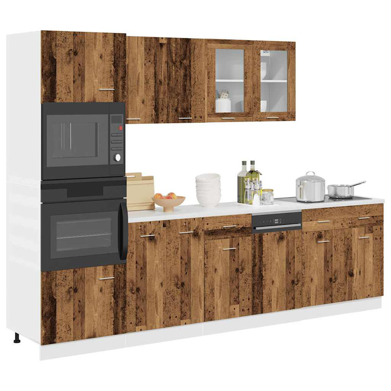 Lyon Kitchen Cabinet Set Lyon, Old Wood