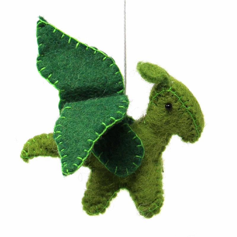 Mobile feutre dragon Cheeseman