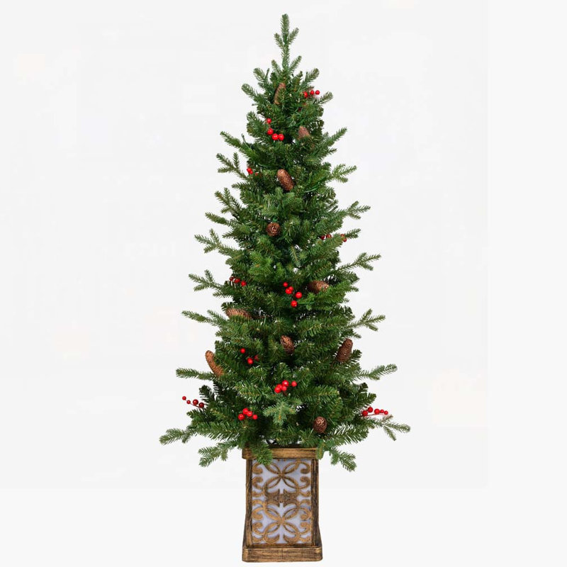 Arbre de Noël vert 4 pi pré-éclairé