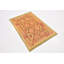 Tapis en laine rouge/saumon 3 pi 3 po x 5 pi one-of-kind à la main noué la new age Elland