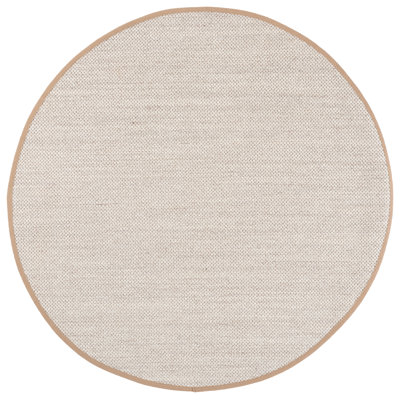 Kiki Jute/Sisal Marble/Linen Area Rug