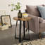 Table de bout à pieds croisés de 22 po Paramus-1712262950