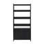 Jorah 70" H x 33" W Reeded Bookcase with Lower 2-Drawer Storage-1976245317