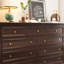 Armoire d'appoint en bois manufacturé brun massif-141559152