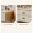 Modern Minimalist Imported Solid Wood Vanity Table with LED Mirror and Divided Storage Drawers