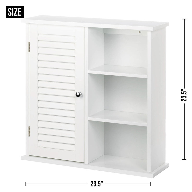 Armoire murale avec tablettes